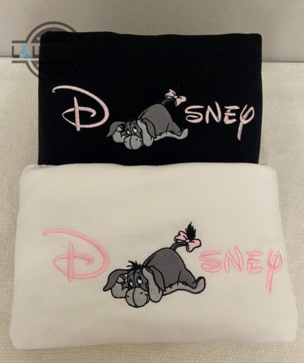 Disney X Eeyore Embroidered Sweatshirt Embroidery Tshirt Sweatshirt Hoodie Gift
