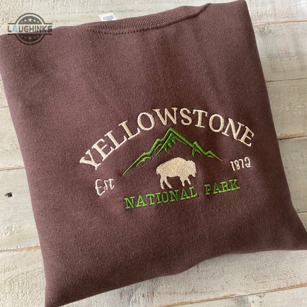 Yellowstone Embroidered Sweatshirt Embroidery Tshirt Sweatshirt Hoodie Gift