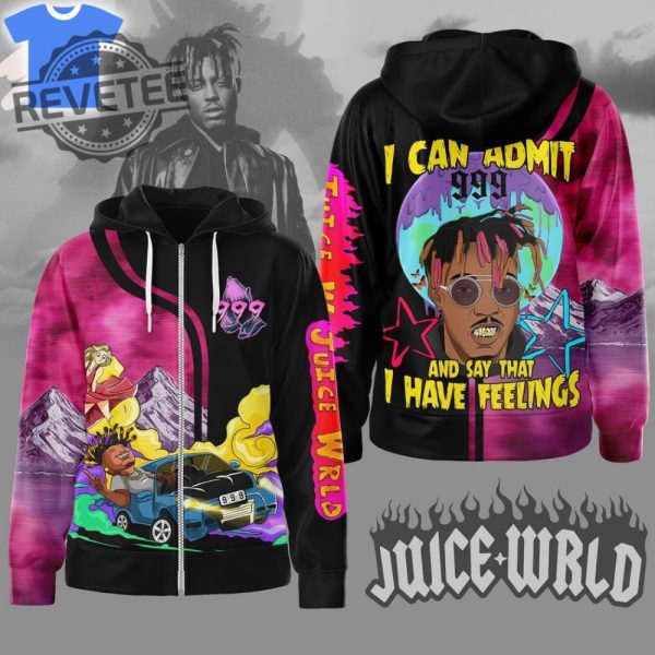 Juice Wrld I Can Admit And Say That I Have Feelings Hoodie Unique Juice Wrld Merch Juice Wrld I Can Admit And Say That I Have Feelings Hoodie revetee 1