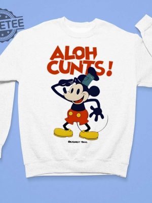 Aloha Cunts Public Domain Version Shirt Unique Mickey Mouse Aloha Cunts Public Domain Version Shirt Hoodie Sweatshirt revetee 3