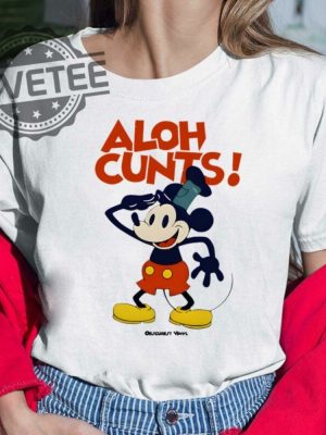 Aloha Cunts Public Domain Version Shirt Unique Mickey Mouse Aloha Cunts Public Domain Version Shirt Hoodie Sweatshirt revetee 4