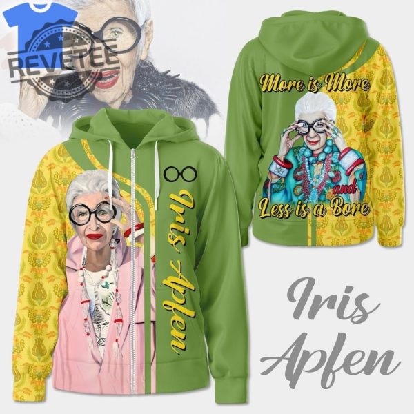 Iris Apfen More Is More And Less Is A Bore Hoodie Unique More Is More And Less Is A Bore Traduzione Iris Apfel T Shirt revetee 1