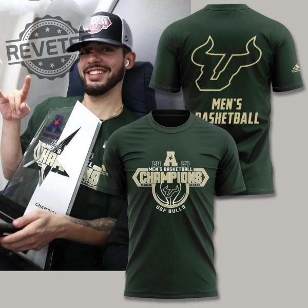 Usf Basketball 2024 Champs Shirt Unique Usf Basketball 2024 Champs Hoodie Usf Basketball 2024 Champs Sweatshirt And More revetee 1