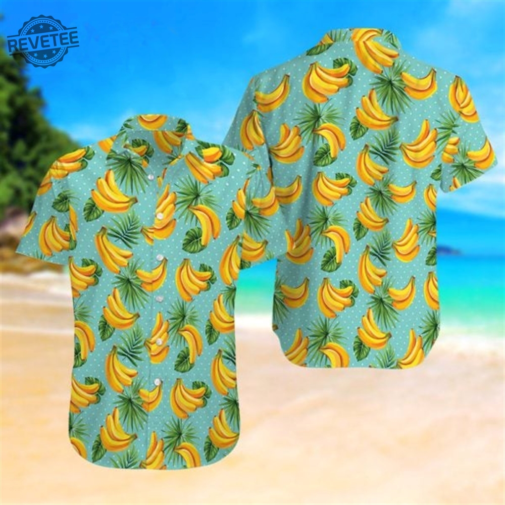 Summer Time Banana Tropical Hawaiian Shirt Unique Amazing Bananas Hawaiian Shirt Summer Button Up
