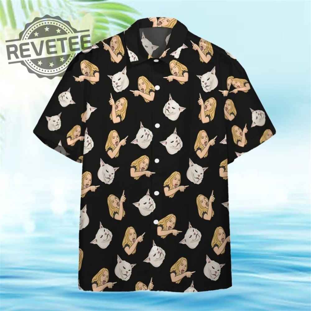 Cat And Girl Hawaiian Shirt Unique