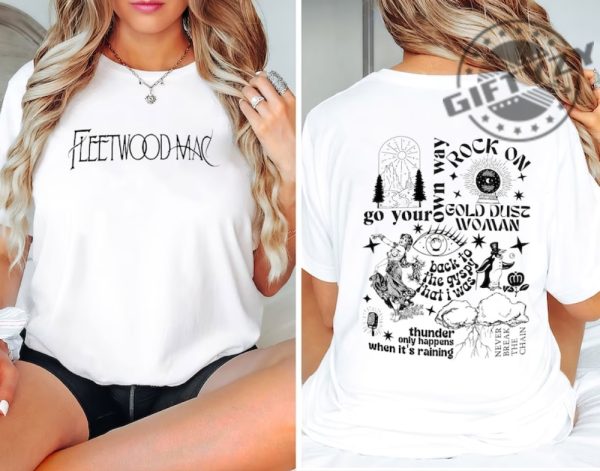 Vintage Fleetwood Mac Tour Merchandise Shirt Music Memorabilia Sweatshirt Rock Band Hoodie Retro Concert Tshirt Stevie Nicks Shirt giftyzy 2