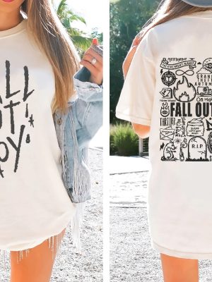 Fall Out Boy Doodle 2024 Shirt Fall Out Boy Band Fan Shirt Fall Out Boy Concert 2024 Shirt Unique revetee 2