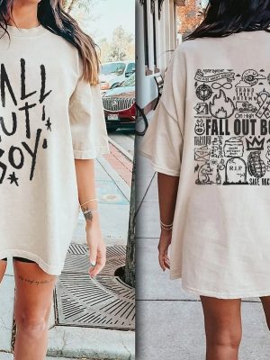 Fall Out Boy Doodle 2024 Shirt Fall Out Boy Band Fan Shirt Fall Out Boy Concert 2024 Shirt Unique revetee 3