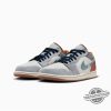Air Jordan 1 Low Se Phantom Repaired Denim Swoosh trendingnowe 1