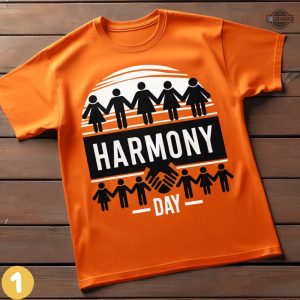 harmony day t shirt sweatshirt hoodie mens womens kids 21st march orange harmony day gift for everyone belongs teacher tshirt kindness matters tee laughinks 1