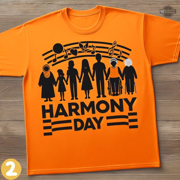 harmony day t shirt sweatshirt hoodie mens womens kids 21st march orange harmony day gift for everyone belongs teacher tshirt kindness matters tee laughinks 2