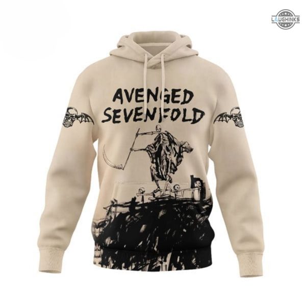 avenged sevenfold tshirt sweatshirt hoodie mens womens all over printed avenged sevenfold poppy sullivan king skull shirts and pants concert tour 2024 gift laughinks 2