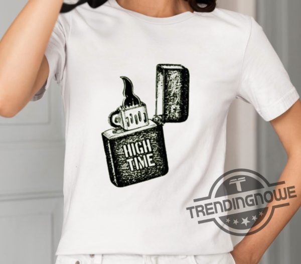 High Time Ablaze Light Olive Heather Shirt trendingnowe 1