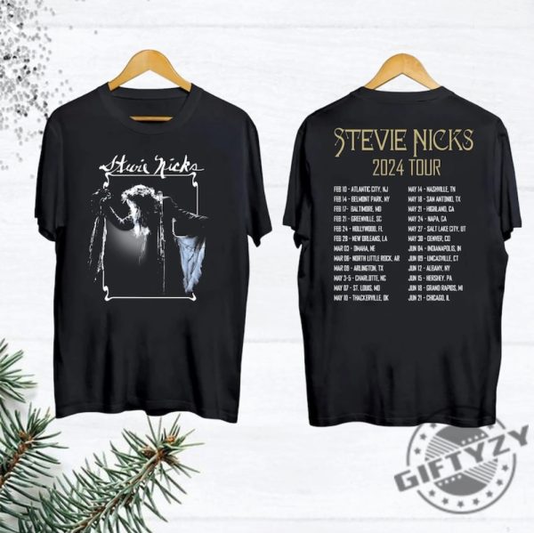 Vintage Stevie Nicks 2024 Tour Shirt Stevie Nicks Shirt Fan Gifts Stevie Nicks Live In Concert 2024 Sweatshirt Stevie Nicks Hoodie Stevie Nicks Shirt giftyzy 1