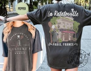 Two Sided Remy Ratatouille Anyone Can Cook Shirt Vintage Ratatouille Gusteaus Sweatshirt Little Chef Hoodie Anyone Can Cook Tshirt Remy Ratatouille Shirt giftyzy 2