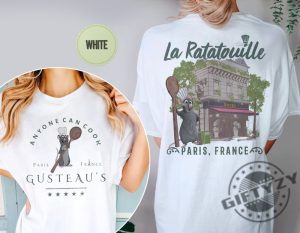 Two Sided Remy Ratatouille Anyone Can Cook Shirt Vintage Ratatouille Gusteaus Sweatshirt Little Chef Hoodie Anyone Can Cook Tshirt Remy Ratatouille Shirt giftyzy 3