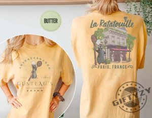 Two Sided Remy Ratatouille Anyone Can Cook Shirt Vintage Ratatouille Gusteaus Sweatshirt Little Chef Hoodie Anyone Can Cook Tshirt Remy Ratatouille Shirt giftyzy 6