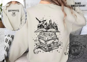 Magical Wizard Castle Book Shirt Witch Sweatshirt Bookish Reader Hoodie Wizard Tshirt Book Reading Magic Shirt giftyzy 2