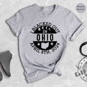 I Blacked Out In Ohio Shirt Ohio Eclipse Sweatshirt Celestial Hoodie Eclipse Event 2024 Tshirt April 8Th 2024 Total Solar Eclipse Shirt giftyzy 2