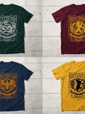 Wizard Sport Shirt Hogwarts School Colors Hogwarts Houses Harry Potter American School Universal Harry Potter Merch Womens Harry Potter Shirt revetee 5