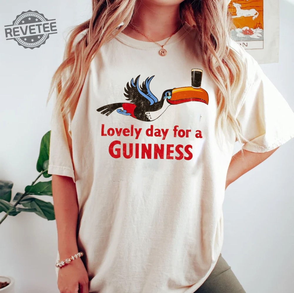 Vintage Guinness T Shirt Guinness Blouse Printed Guinness Shirt Guinness Sweatshirt Guinness T Shirt Sweatshirt Unique