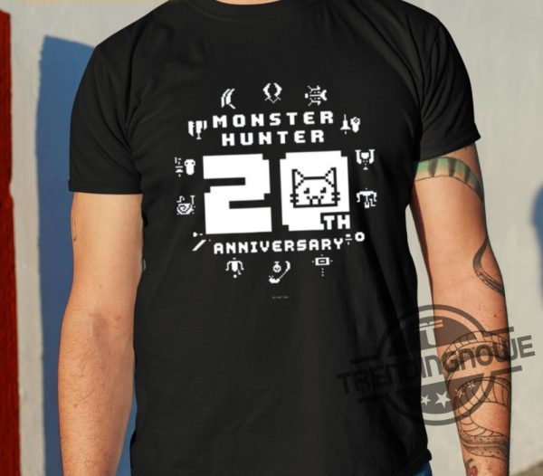 Monster Hunter 20Th Anniversary Shirt trendingnowe 1