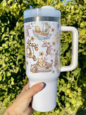 Disney Winnie The Pooh Tiger Piglet Eeyore Donkey Tumbler Tigger Winnie The Pooh Disney Characters Unique revetee 4