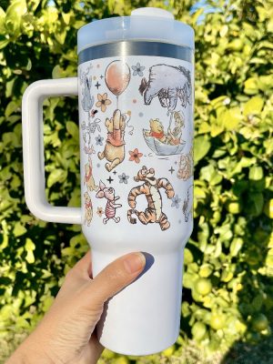 Disney Winnie The Pooh Tiger Piglet Eeyore Donkey Tumbler Tigger Winnie The Pooh Disney Characters Unique revetee 5