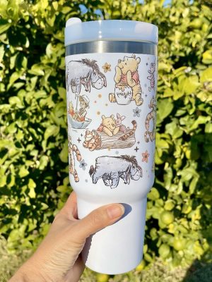 Disney Winnie The Pooh Tiger Piglet Eeyore Donkey Tumbler Tigger Winnie The Pooh Disney Characters Unique revetee 6