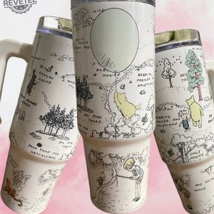 Classic Winnie The Pooh Inspired 40 Oz Metal Tumbler Original Pooh Inspired Tumbler With Handle Tigger Winnie The Pooh Disney Characters revetee 3