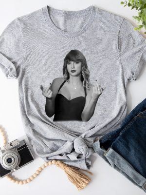 Taylor Swift Middle Finger Shirt Taylor Swift Shirts Taylor Swift Era Tour Merch Taylor Swift 22 Merch Taylor Swift Rep Merch Unique revetee 3