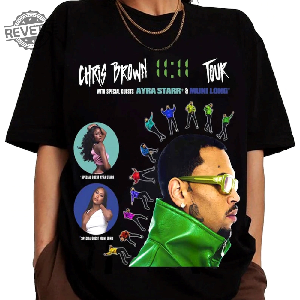 Chris Brown 1111 Tour 2024 Shirt Chris Brown Tour 2024 Chris Brown 11 11 Tour Dates Chris Brown 11 11 Tour 2024 Chris Brown Shirt Unique
