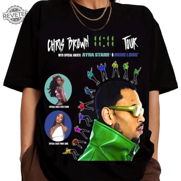 Chris Brown 1111 Tour 2024 Shirt Chris Brown Tour 2024 Chris Brown 11 ...