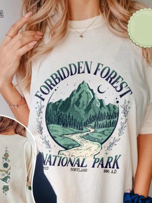 National Park Wizard Shirt Forbidden Forest Shirts Harry Potter And The Forbidden Forest Harry Potter Forbidden Forest Ny Unique revetee 3