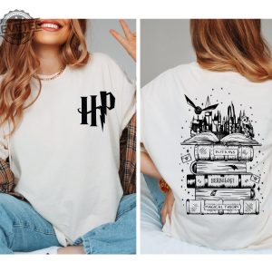 Wizard Castle Book Shirt Bookish Reader Universal Studios Shirt For Family Bookworm Gifts Magic Books Tee Magical School Unique revetee 2