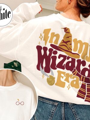 In My Wizard Era Sweatshirt Luna Lovegood Shirt Harry Potter Merch Gryffindor Harry Potter Birthday Shirt Harry Potter Gryffindor Shirt revetee 7