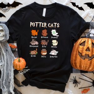 Potter Cats Potter Cat Luna Lovegood Shirt Harry Potter Merch Gryffindor Harry Potter Birthday Shirt Harry Potter Shirt Ideas Unique revetee 2