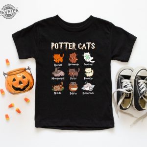 Potter Cats Potter Cat Luna Lovegood Shirt Harry Potter Merch Gryffindor Harry Potter Birthday Shirt Harry Potter Shirt Ideas Unique revetee 3