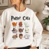 Potter Cats Sweatshirt Luna Lovegood Shirt Harry Potter Merch Gryffindor Harry Potter Birthday Shirt Harry Potter Shirt Ideas Unique revetee 1
