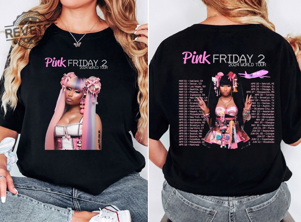 Nicki Minaj 2 Sided Shirt Nicki Minaj Tour Shirt Pink Friday 2 Airbrush Shirt Gag City Shirt Nicki Minaj Pink Friday 2 Sweatshirt Unique