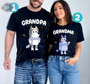 Bluey Grandpa Shirt Grandmalife Bluey Shirt Bob Bluey Shirt Bluey Family Shirt Grandma Grandma Bluey Shirt Bluey Family Tee Unique revetee 3