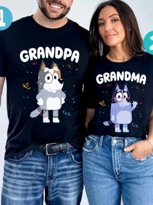 Bluey Grandpa Shirt Grandmalife Bluey Shirt Bob Bluey Shirt Bluey Family Shirt Grandma Grandma Bluey Shirt Bluey Family Tee Unique revetee 3