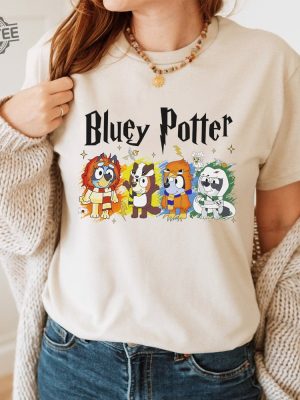 Bluey Potter Shirt Magic Shirt Bluey Friends Shirt Bluey Toddler Shirt Bluey Kids Shirt Bluey Family Shirt Unique revetee 2