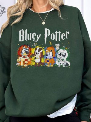 Bluey Potter Shirt Magic Shirt Bluey Friends Shirt Bluey Toddler Shirt Bluey Kids Shirt Bluey Family Shirt Unique revetee 3