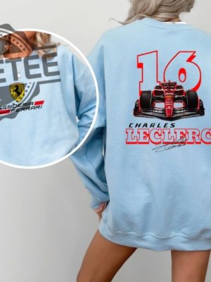 Charles Leclerc Formula One Sweatshirt F1 Two Sides Shirt Charles Leclerc Shirt Charles Leclerc F1 Shirt Charles Leclerc Unique revetee 4