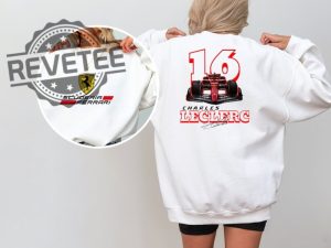 Charles Leclerc Formula One Sweatshirt F1 Two Sides Shirt Charles Leclerc Shirt Charles Leclerc F1 Shirt Charles Leclerc Unique revetee 5