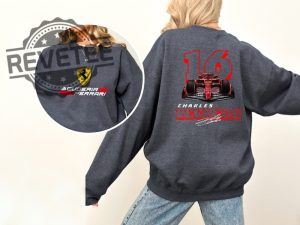 Charles Leclerc Formula One Sweatshirt F1 Two Sides Shirt Charles Leclerc Shirt Charles Leclerc F1 Shirt Charles Leclerc Unique revetee 6