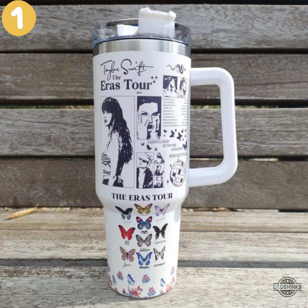 Taylor Swift Albums 40Oz Tumbler Taylor Swift Stanley Cup Dupe 40 Ozthe Eras Tour 2023 2024 Taylor Swift Stuff Taylor Swifties Pictures Stainless Steel Tumbler