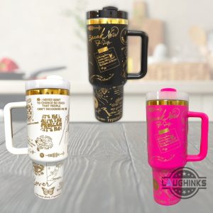 taylor swift stanley dupe tumbler 40 oz taylor swifites stuff i never want to change so much coffee travel cup 40oz eras tour engraved tumblers gold version laughinks 2