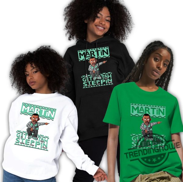 Jordan 3 Green Glow Shirt Martin Get Tah Steppin Shirt To Match Sneaker Color Green Sweatshirt Hoodie Green Glow Shirt trendingnowe 4